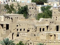 158 Al Hamra, Lehmhäuser.JPG